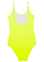 Load image into Gallery viewer, Beach Babe Neon Yellow Swimsuit
